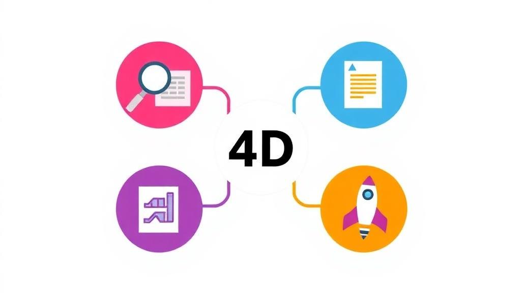 Méthode 4D Sparky Flow d'audit SEO WordPress : Détection, Diagnostic, Décision, Déploiement